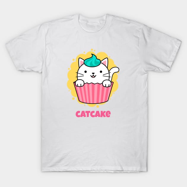 cat cake T-Shirt by martian